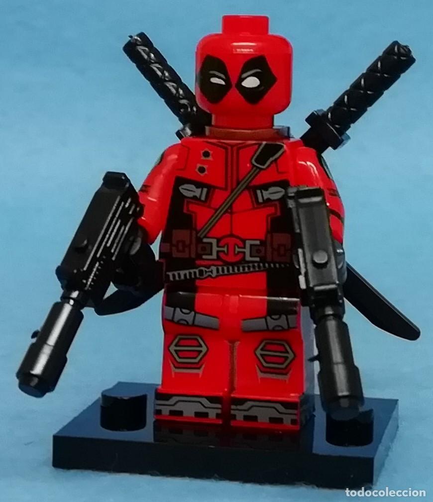 Figuras y mu&ntilde;ecos Marvel: Deadpool v1 (X-Men) (Marvel) Lego compat&iacute;vel minifiguras - Foto 1