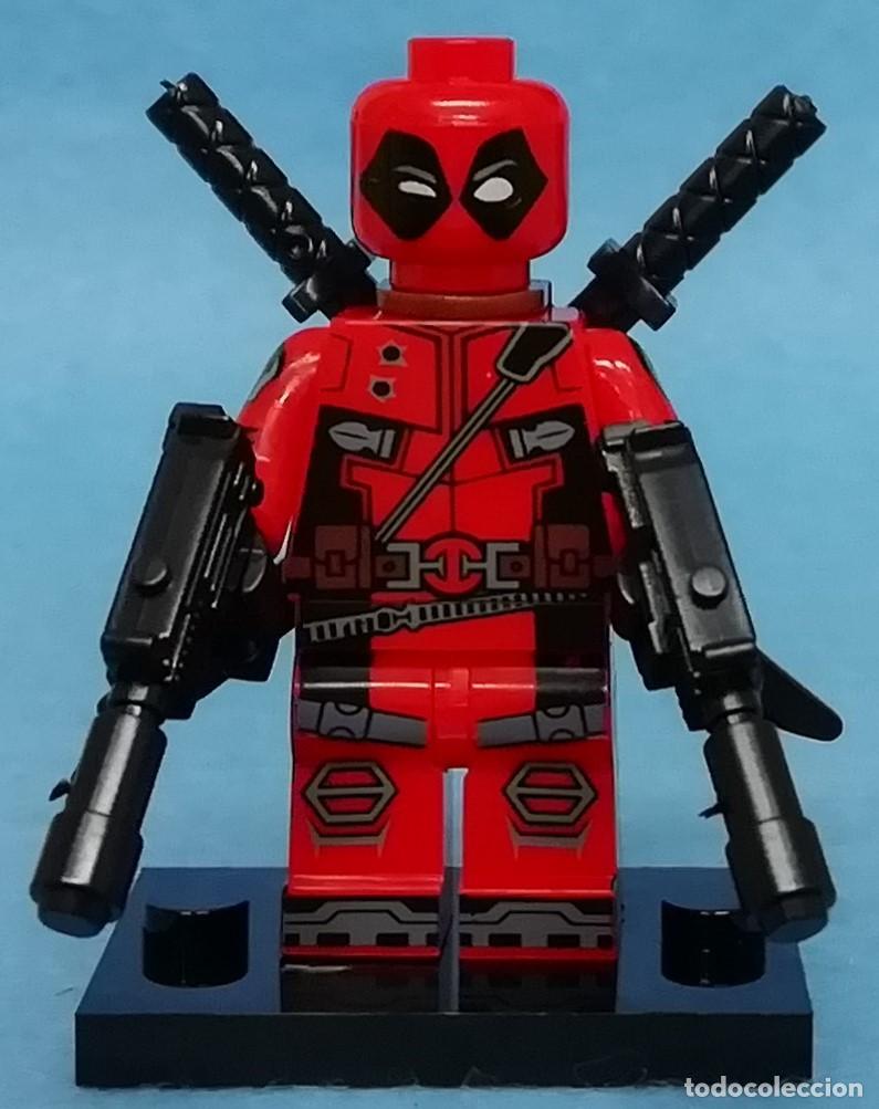 Figuras y mu&ntilde;ecos Marvel: Deadpool v1 (X-Men) (Marvel) Lego compat&iacute;vel minifiguras - Foto 2