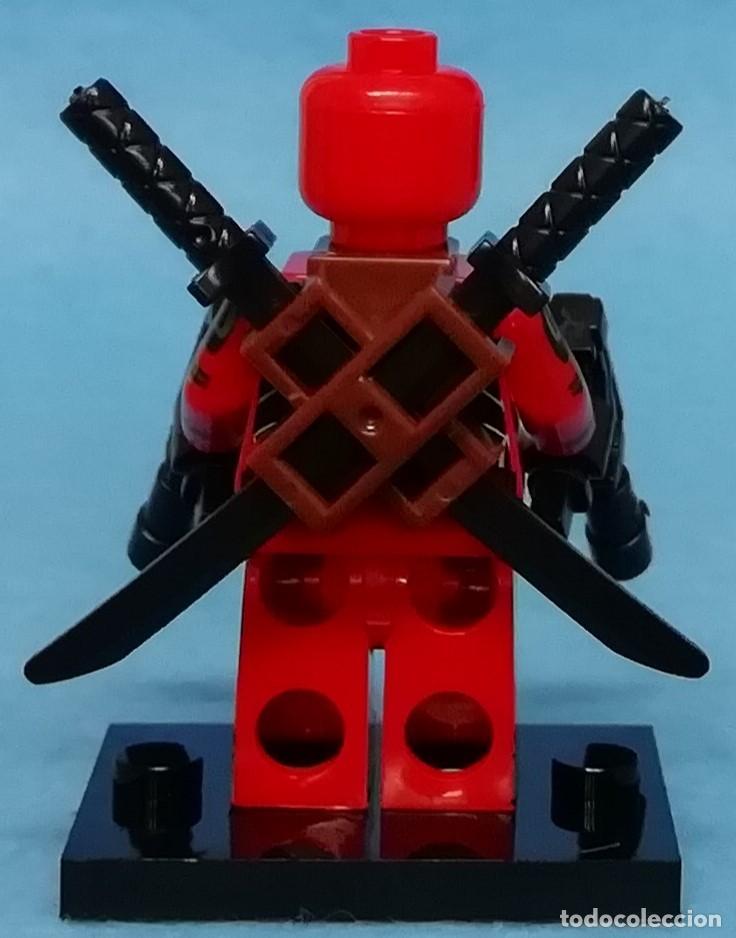 Figuras y mu&ntilde;ecos Marvel: Deadpool v1 (X-Men) (Marvel) Lego compat&iacute;vel minifiguras - Foto 4