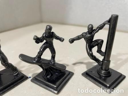 Figuras y mu&ntilde;ecos Marvel: 4 MINIFIGURAS DE METAL - MONOPOLY SPIDERMAN - Foto 4