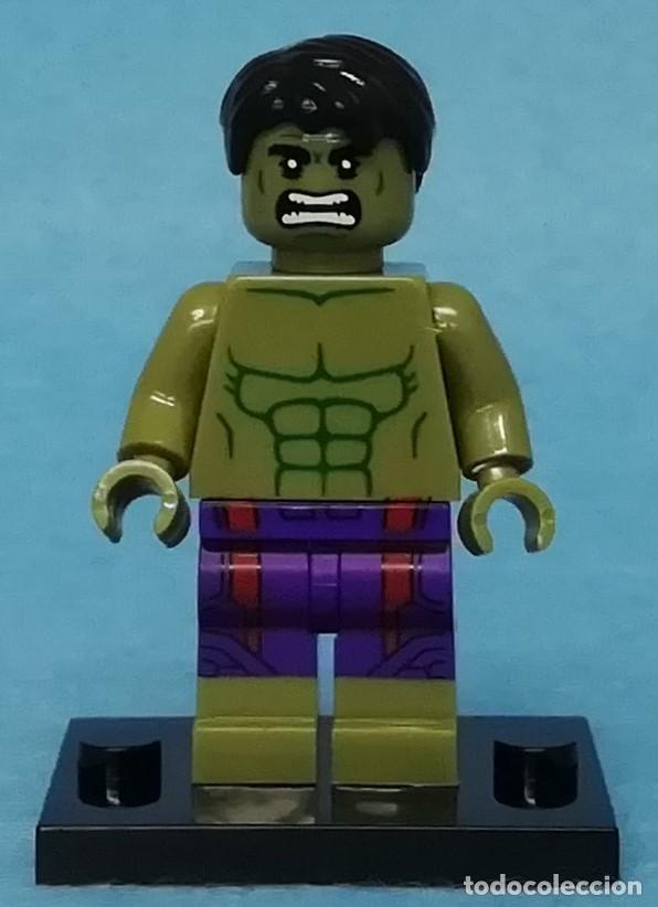 Figuras y mu&ntilde;ecos Marvel: Hulk v1 (Avengers) (Marvel) Lego compat&iacute;vel minifiguras - Foto 2