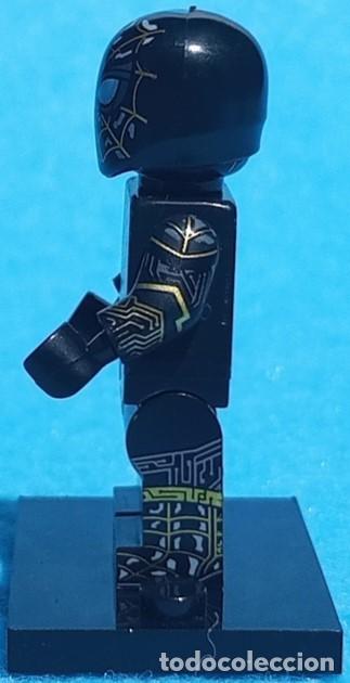 Figuras y mu&ntilde;ecos Marvel: Spider-Man Black & Gold Suit (Marvel) Lego compat&iacute;vel minifiguras - Foto 3
