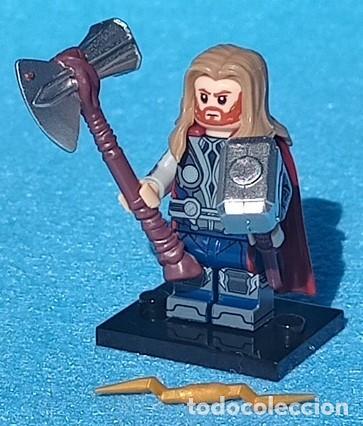 Figuras y mu&ntilde;ecos Marvel: Thor v1 (Avengers) (Marvel) Lego compat&iacute;vel minifigura - Foto 1