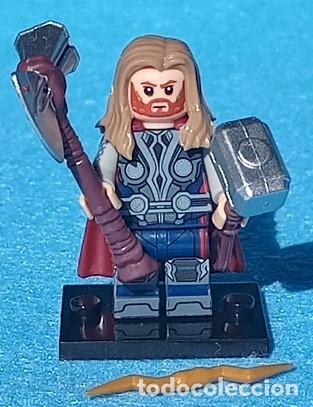 Figuras y mu&ntilde;ecos Marvel: Thor v1 (Avengers) (Marvel) Lego compat&iacute;vel minifigura - Foto 2