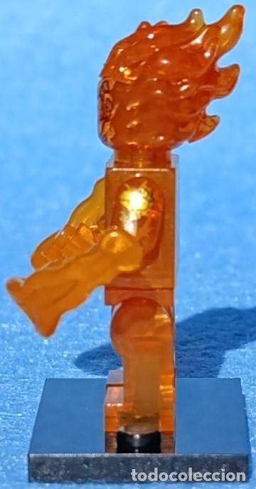 Figuras y mu&ntilde;ecos Marvel: Molten Man v2 (Marvel) Lego compat&iacute;vel minifiguras - Foto 3