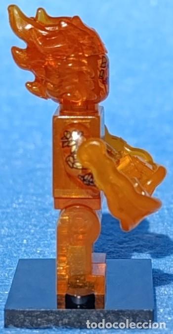 Figuras y mu&ntilde;ecos Marvel: Molten Man v2 (Marvel) Lego compat&iacute;vel minifiguras - Foto 5