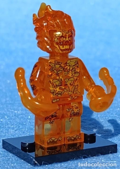 Figuras y mu&ntilde;ecos Marvel: Molten Man v2 (Marvel) Lego compat&iacute;vel minifiguras - Foto 6