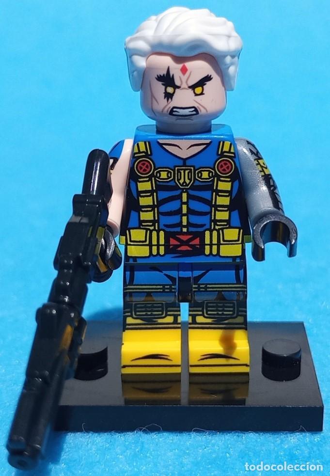 Figuras y mu&ntilde;ecos Marvel: Cable v2 (X-Men) (Marvel) Lego compat&iacute;vel minifigura - Foto 2