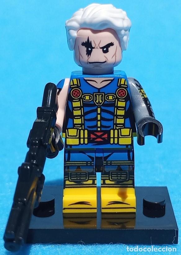 Figuras y mu&ntilde;ecos Marvel: Cable v2 (X-Men) (Marvel) Lego compat&iacute;vel minifigura - Foto 3