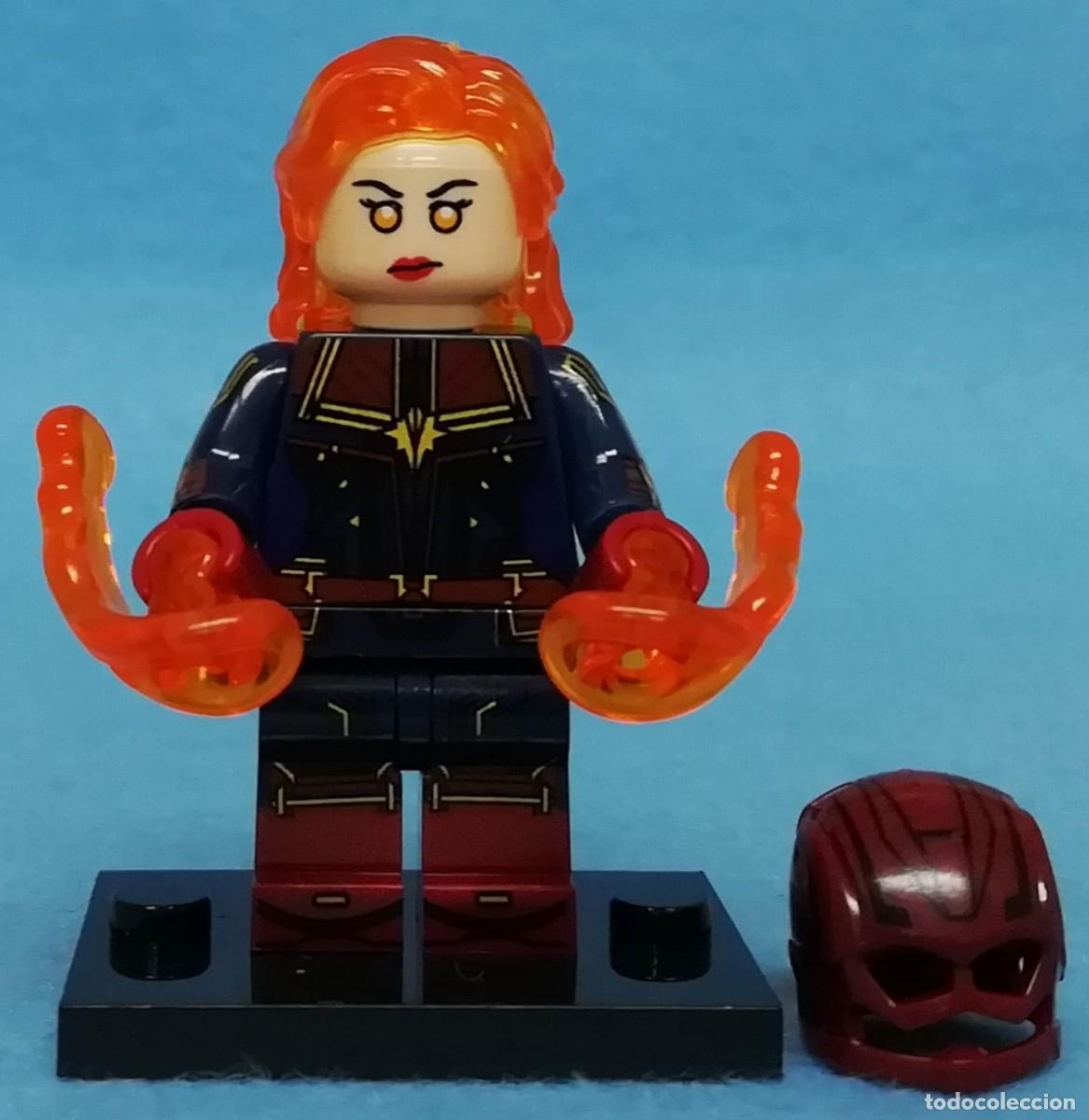 Figuras y mu&ntilde;ecos Marvel: Captain Marvel MCU (Marvel) Lego compat&iacute;vel minifiguras - Foto 1