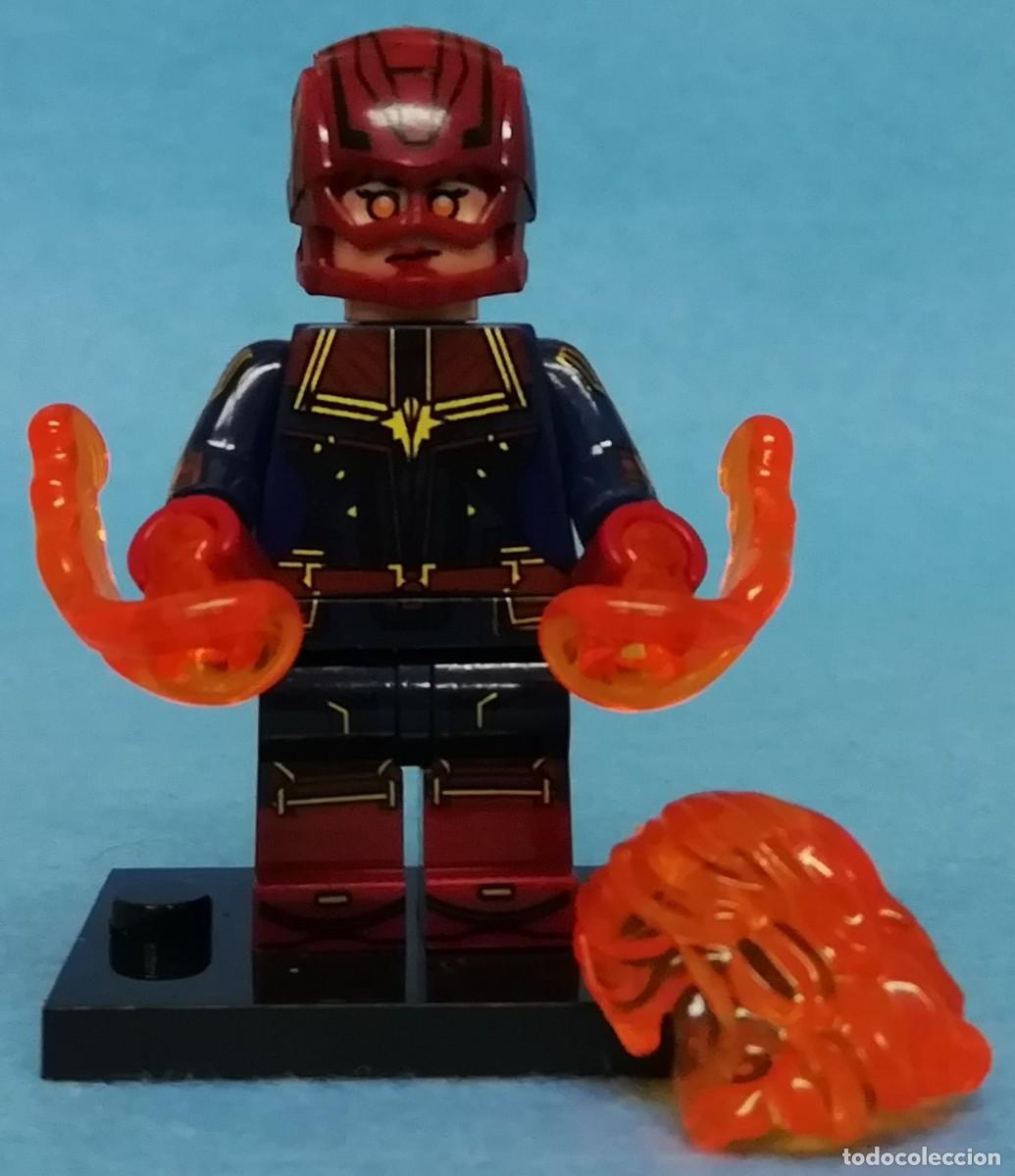 Figuras y mu&ntilde;ecos Marvel: Captain Marvel MCU (Marvel) Lego compat&iacute;vel minifiguras - Foto 2