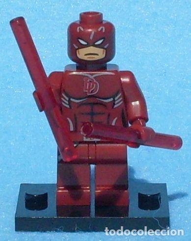 Figuras y mu&ntilde;ecos Marvel: Daredevil BD (Marvel) Lego compat&iacute;vel minifiguras - Foto 2