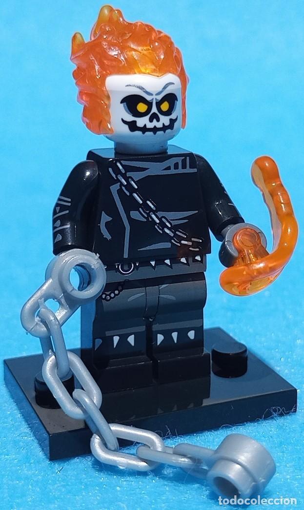 Figuras y mu&ntilde;ecos Marvel: Ghost Rider (Marvel) Lego compat&iacute;vel minifiguras - Foto 1
