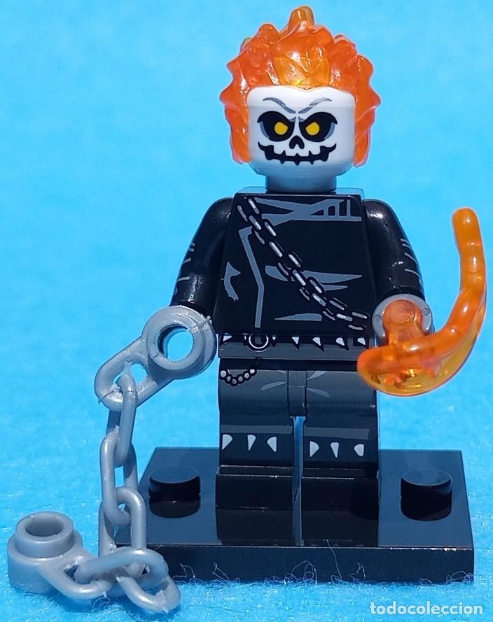 Figuras y mu&ntilde;ecos Marvel: Ghost Rider (Marvel) Lego compat&iacute;vel minifiguras - Foto 2