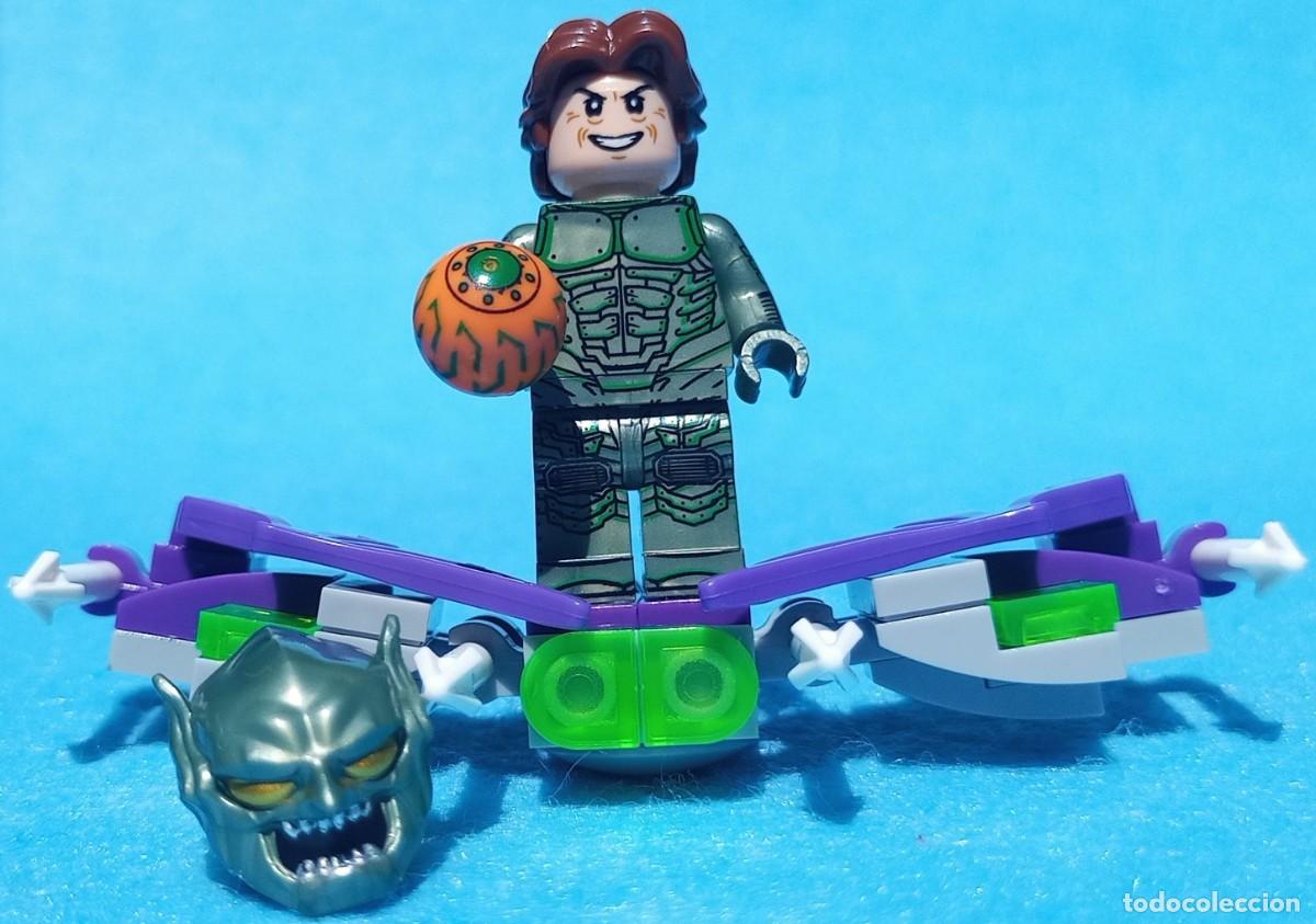 Figuras y mu&ntilde;ecos Marvel: Green Goblin v1 (Marvel) Lego compat&iacute;vel minifiguras - Foto 2