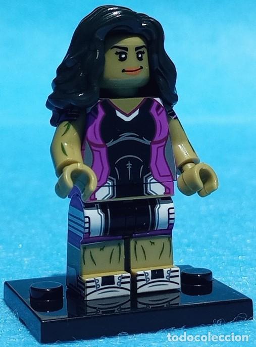 Figuras y mu&ntilde;ecos Marvel: She-Hulk (Marvel) Lego compat&iacute;vel minifiguras - Foto 1