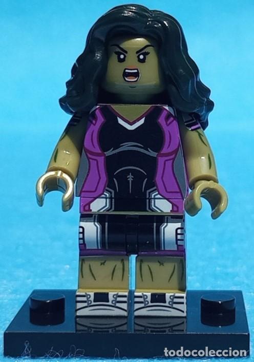 Figuras y mu&ntilde;ecos Marvel: She-Hulk (Marvel) Lego compat&iacute;vel minifiguras - Foto 2