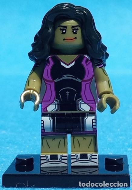 Figuras y mu&ntilde;ecos Marvel: She-Hulk (Marvel) Lego compat&iacute;vel minifiguras - Foto 3