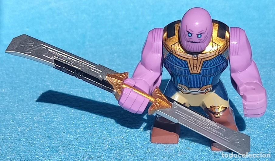 Figuras y mu&ntilde;ecos Marvel: Thanos XL (Marvel) Lego compat&iacute;vel minifiguras - Foto 2