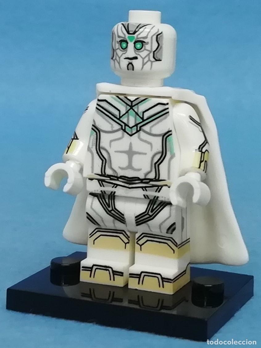 Figuras y mu&ntilde;ecos Marvel: White Vision (Marvel) Lego compat&iacute;vel minifiguras - Foto 1