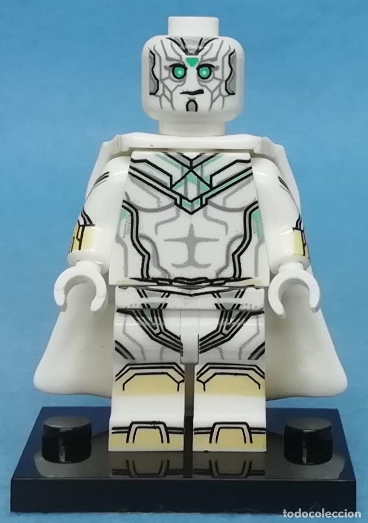 Figuras y mu&ntilde;ecos Marvel: White Vision (Marvel) Lego compat&iacute;vel minifiguras - Foto 2