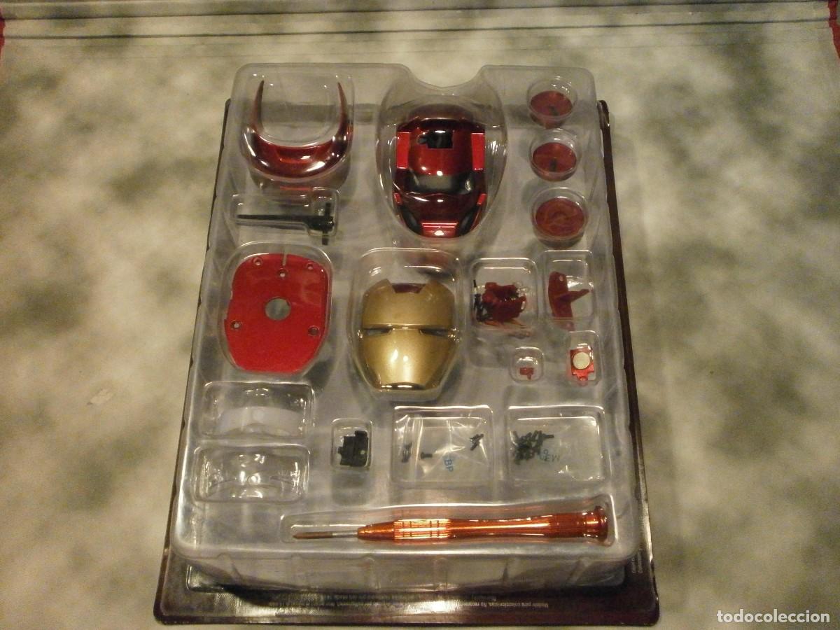 Figuras y mu&ntilde;ecos Marvel: casco iron man para montar con luz completo precintado - Foto 1