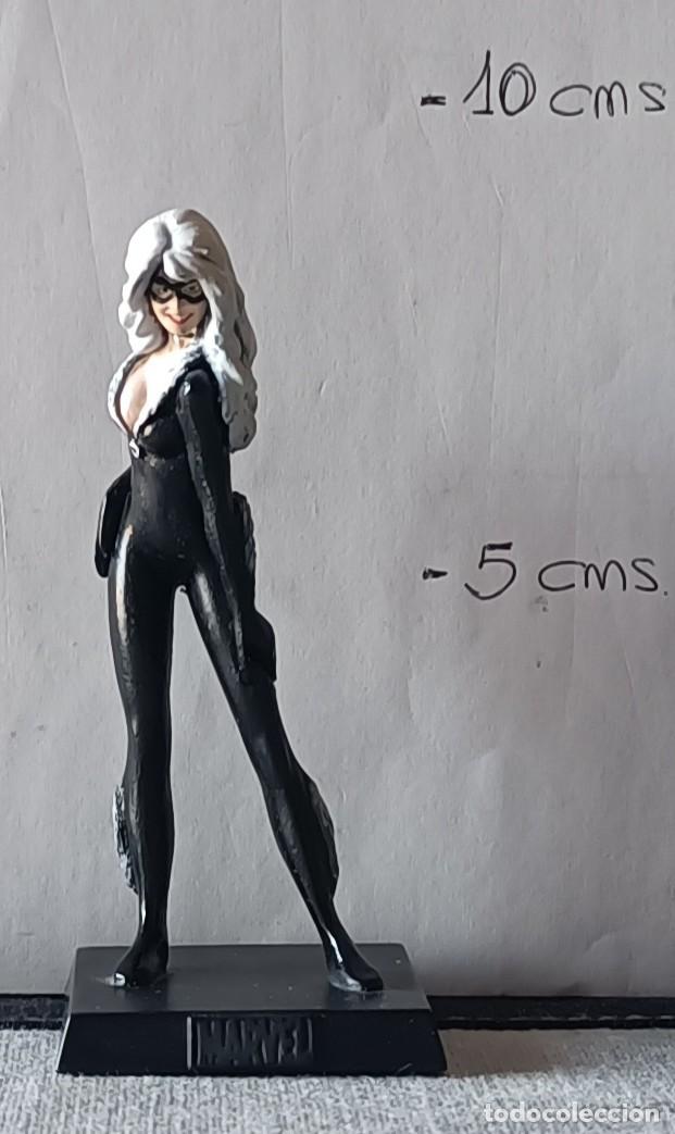 Figuras y mu&ntilde;ecos Marvel: Figura Plomo Eaglemoss Marvel 2006 Gata negra Black Cat - Foto 1