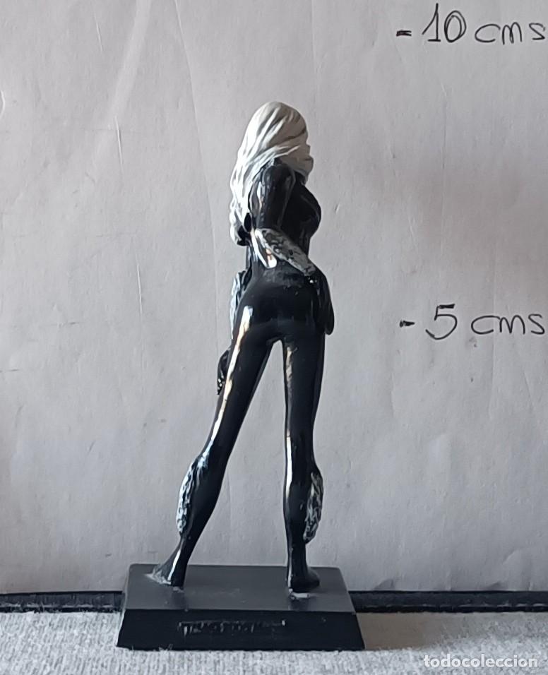 Figuras y mu&ntilde;ecos Marvel: Figura Plomo Eaglemoss Marvel 2006 Gata negra Black Cat - Foto 2