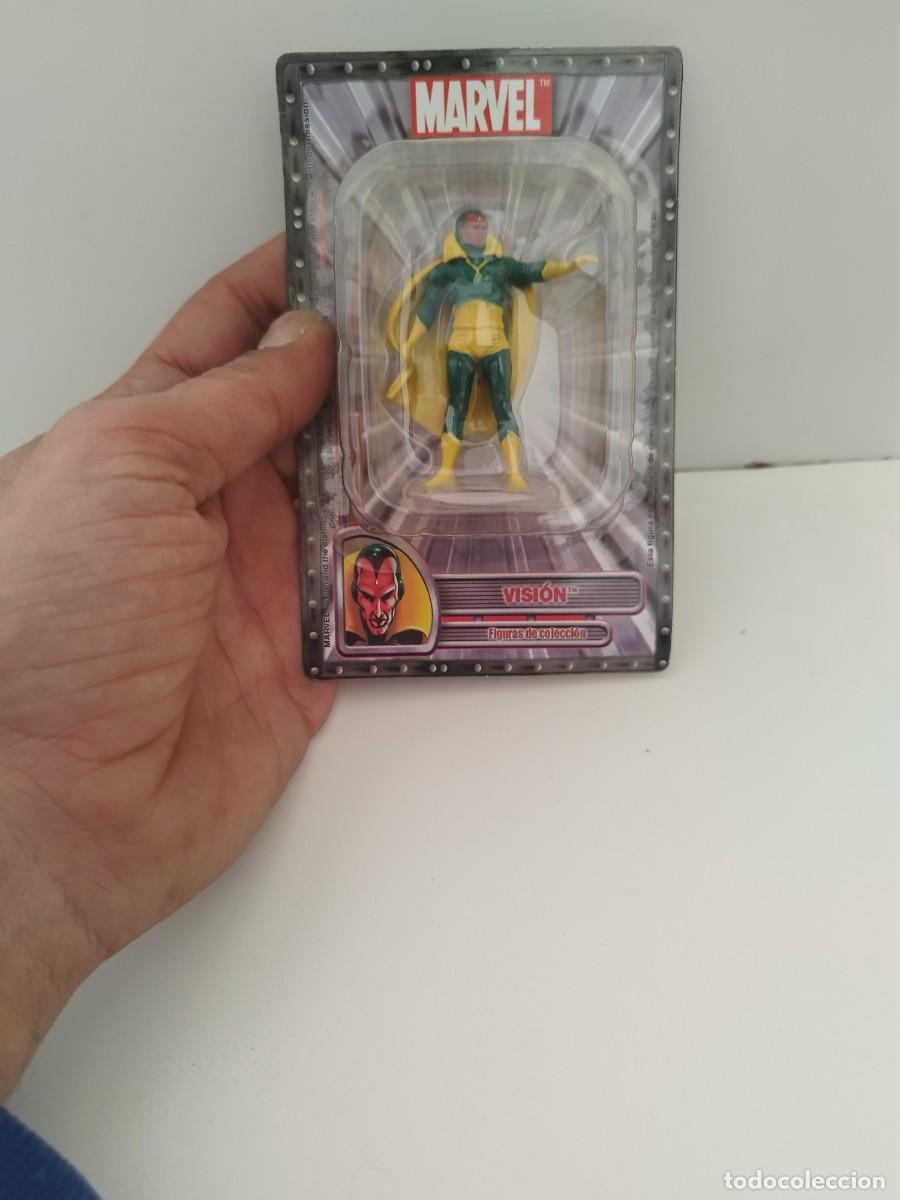 Figuras y mu&ntilde;ecos Marvel: Figura de plomo Marvel, Vision. En su bl&iacute;ster original,de colecci&oacute;n. - Foto 1