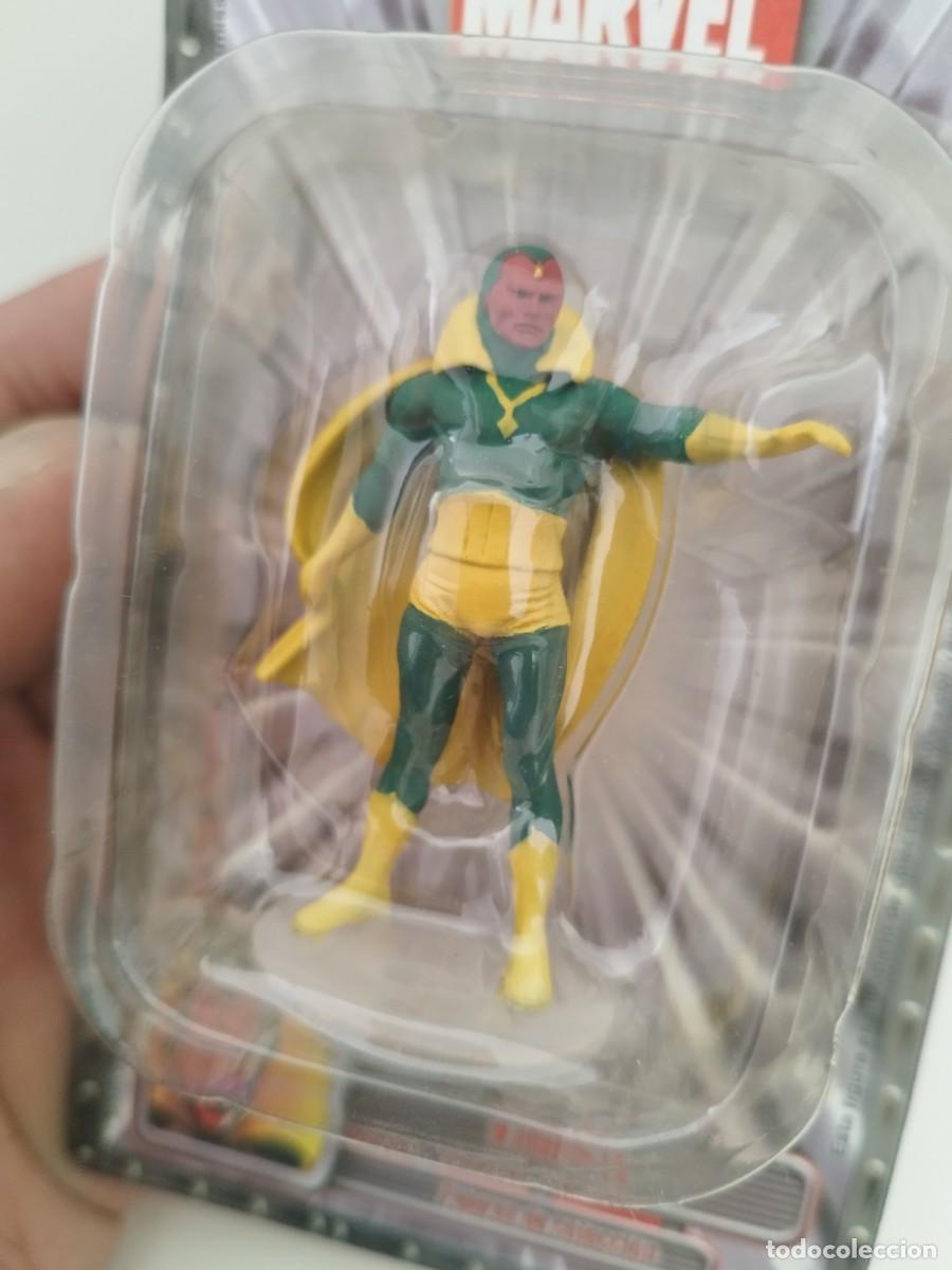 Figuras y mu&ntilde;ecos Marvel: Figura de plomo Marvel, Vision. En su bl&iacute;ster original,de colecci&oacute;n. - Foto 3
