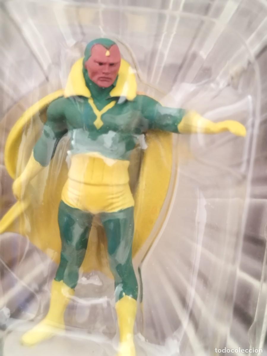 Figuras y mu&ntilde;ecos Marvel: Figura de plomo Marvel, Vision. En su bl&iacute;ster original,de colecci&oacute;n. - Foto 4