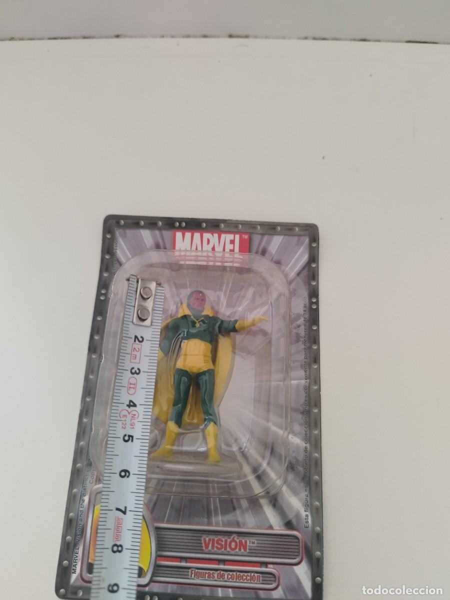 Figuras y mu&ntilde;ecos Marvel: Figura de plomo Marvel, Vision. En su bl&iacute;ster original,de colecci&oacute;n. - Foto 9