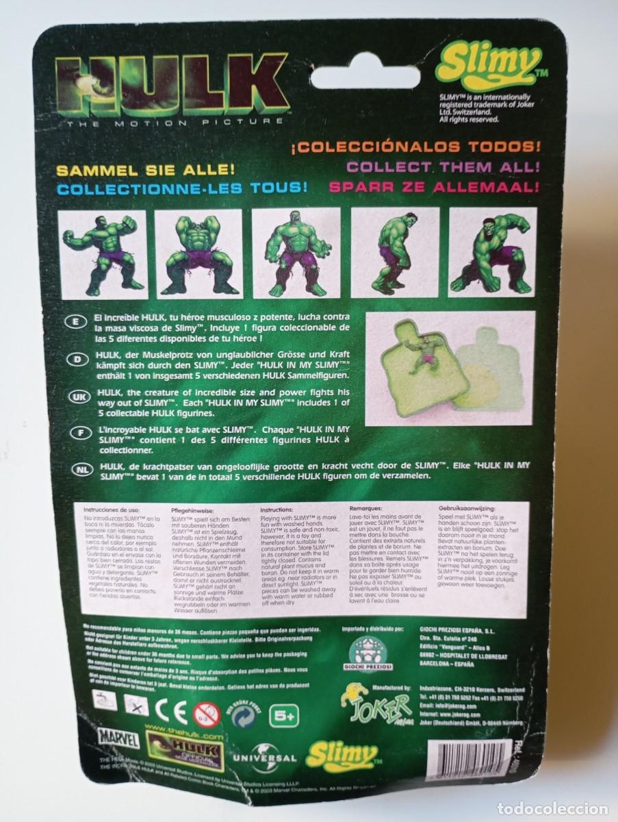 Figuras y mu&ntilde;ecos Marvel: MARVEL HULK IN MY SLIMY GIOCHI PREZIOSI 2003 - Foto 7