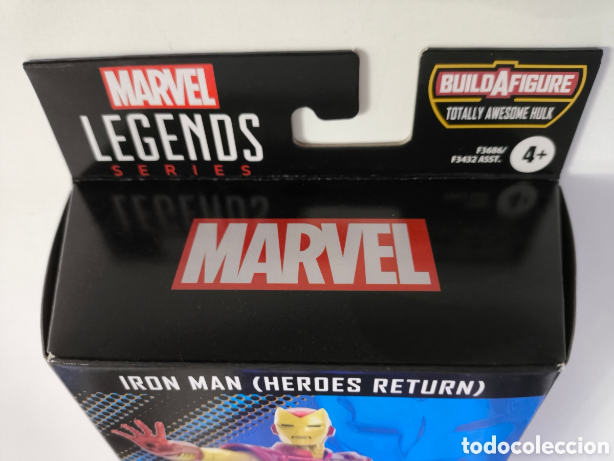 Figuras y mu&ntilde;ecos Marvel: Figura Iron Man (heroes return) Marvel Legends Hasbro nuevo - Foto 5