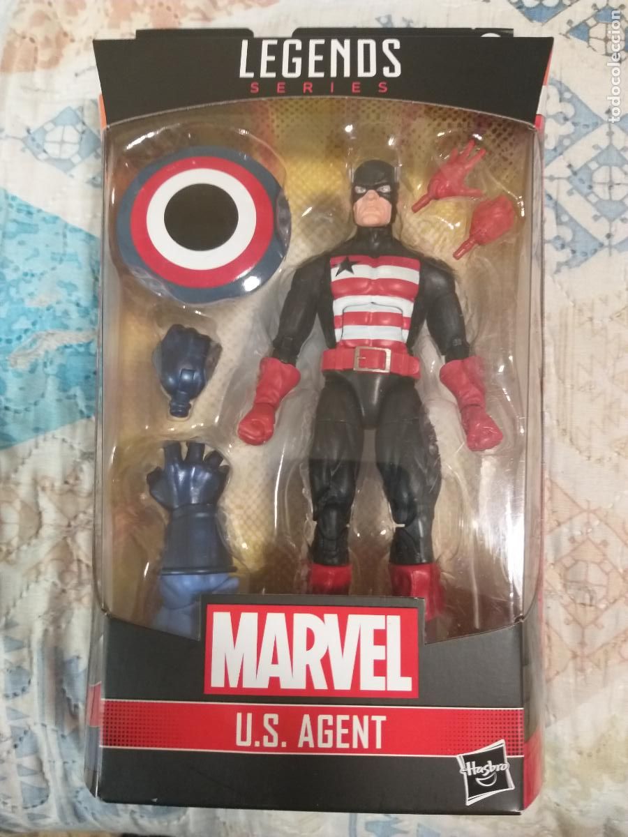 Figuras y mu&ntilde;ecos Marvel: MARVEL LEGENDS US AGENTE AGENT CAPITAN AMERICA CONTROLLER SERIES HASBRO - Foto 1