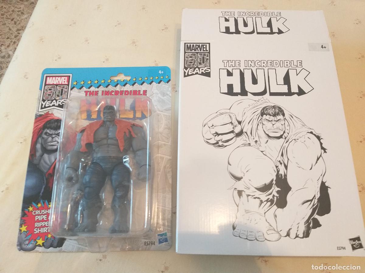Figuras y mu&ntilde;ecos Marvel: HULK GRIS GREY DELUXE MARVEL LEGENDS 80 ANNIVERSARY HASBRO - Foto 2