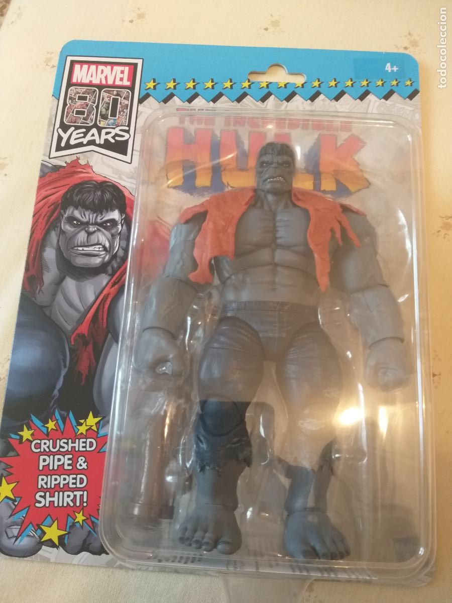 Figuras y mu&ntilde;ecos Marvel: HULK GRIS GREY DELUXE MARVEL LEGENDS 80 ANNIVERSARY HASBRO - Foto 1