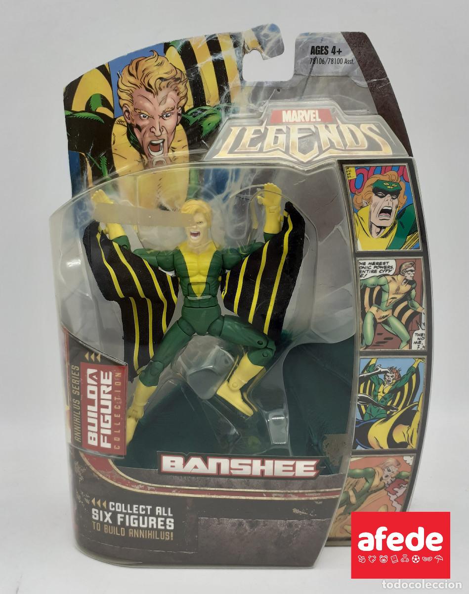 Figuras y mu&ntilde;ecos Marvel: LOTE FIGURA MARVEL LEGENDS &rdquo;BANSHEE&rdquo; EN SU BLISTER ORIGINAL - Foto 1