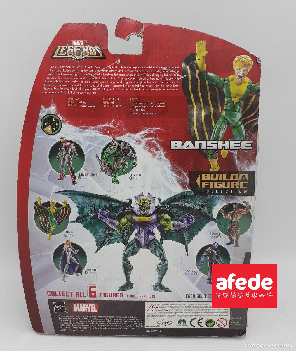 Figuras y mu&ntilde;ecos Marvel: LOTE FIGURA MARVEL LEGENDS &rdquo;BANSHEE&rdquo; EN SU BLISTER ORIGINAL - Foto 4