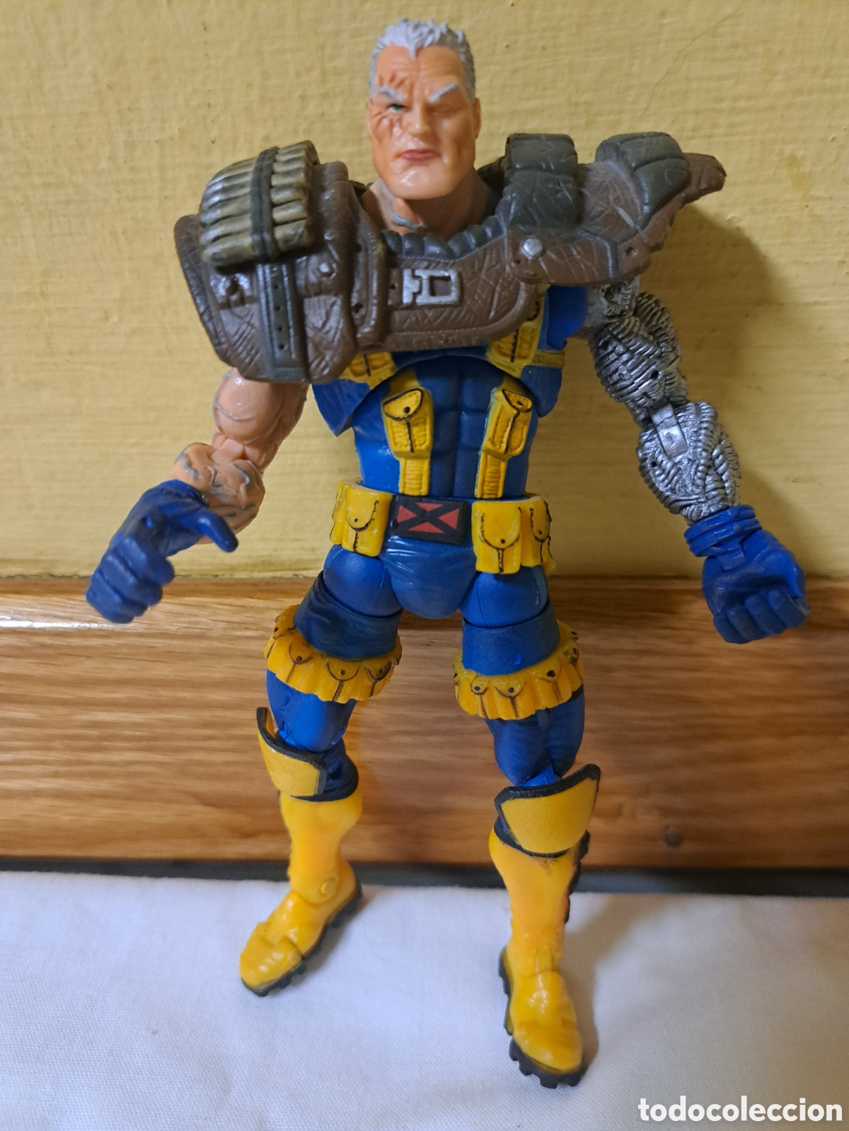 Figuras y mu&ntilde;ecos Marvel: Marvel legends xmen figura cable dif&iacute;cil rara - Foto 1