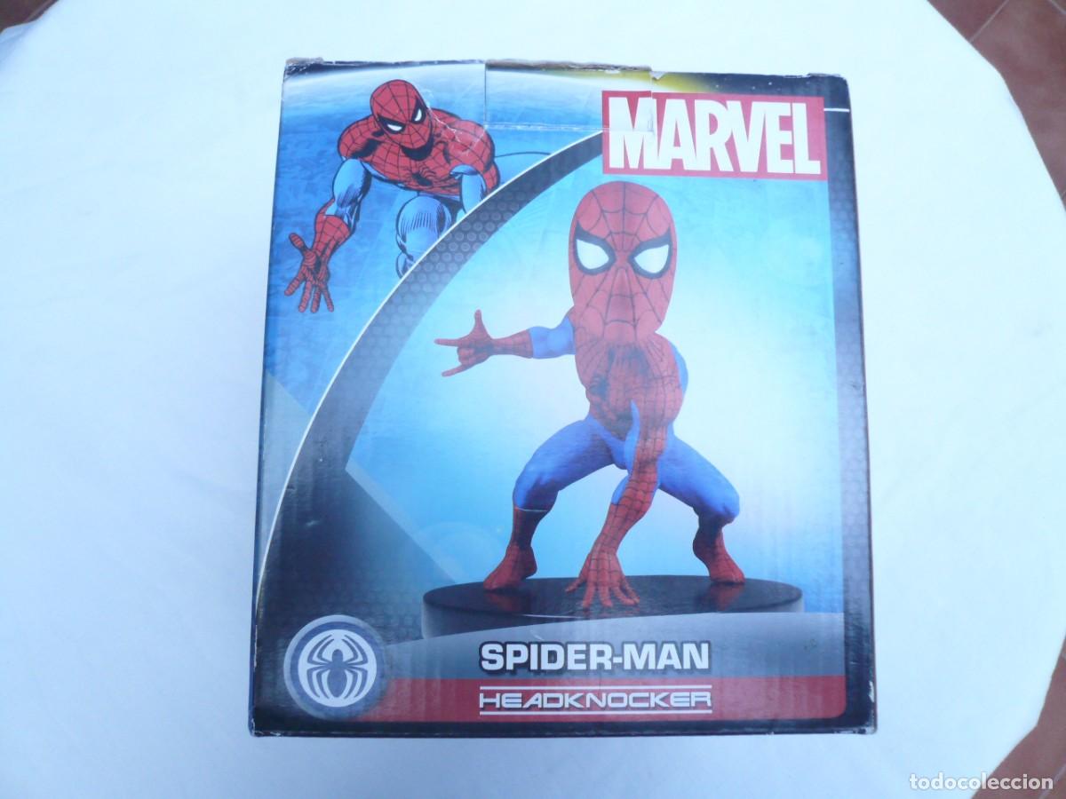 Figuras y mu&ntilde;ecos Marvel: FIGURA DE SPIDERMAN HEAD KNOCKER NUEVA EN SU CAJA - Foto 4