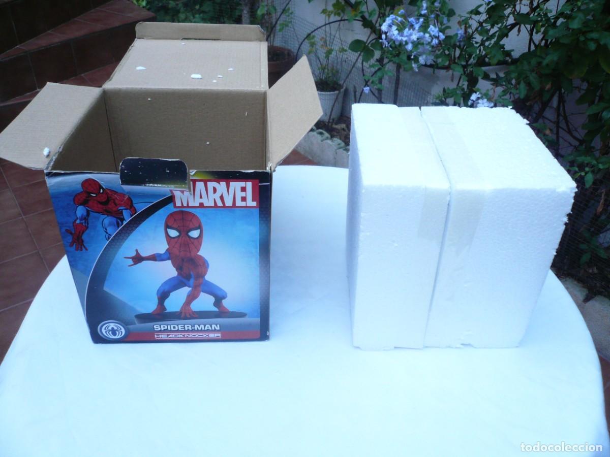 Figuras y mu&ntilde;ecos Marvel: FIGURA DE SPIDERMAN HEAD KNOCKER NUEVA EN SU CAJA - Foto 7