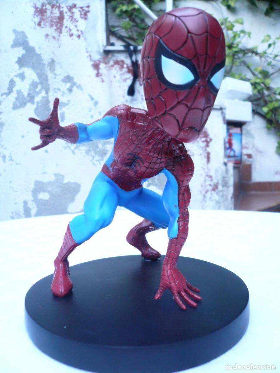 Figuras y mu&ntilde;ecos Marvel: FIGURA DE SPIDERMAN HEAD KNOCKER NUEVA EN SU CAJA - Foto 13