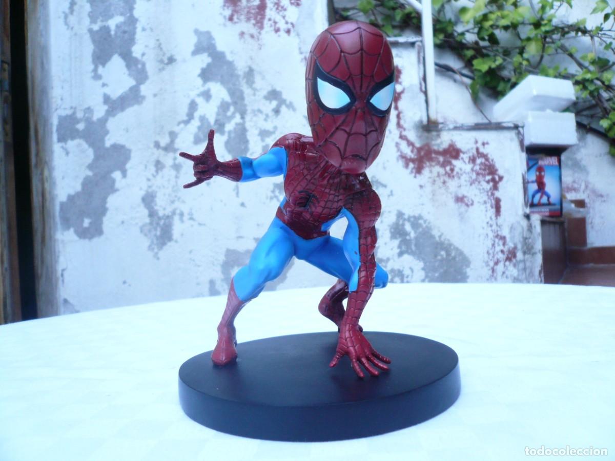Figuras y mu&ntilde;ecos Marvel: FIGURA DE SPIDERMAN HEAD KNOCKER NUEVA EN SU CAJA - Foto 15