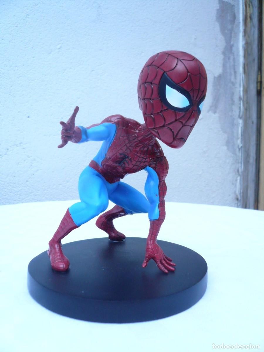 Figuras y mu&ntilde;ecos Marvel: FIGURA DE SPIDERMAN HEAD KNOCKER NUEVA EN SU CAJA - Foto 17