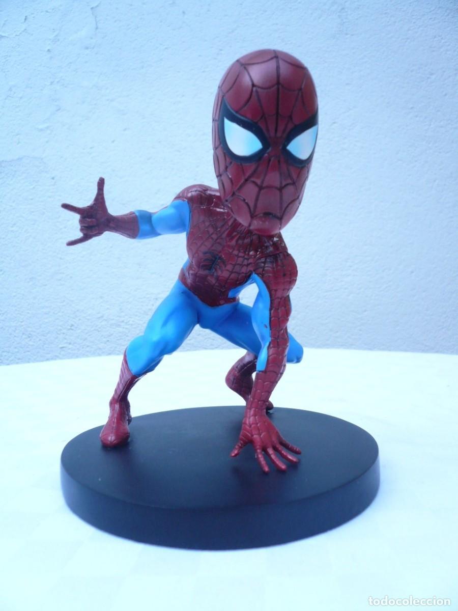 Figuras y mu&ntilde;ecos Marvel: FIGURA DE SPIDERMAN HEAD KNOCKER NUEVA EN SU CAJA - Foto 19