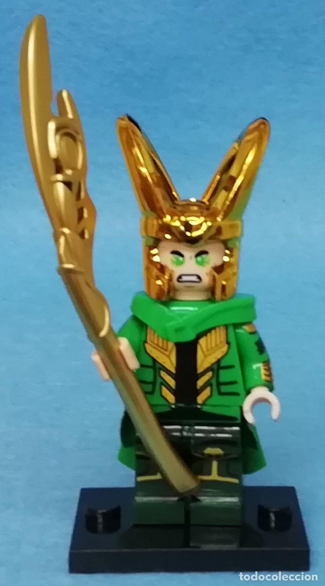Figuras y mu&ntilde;ecos Marvel: Loki (Marvel) Lego compat&iacute;vel minifiguras - Foto 2