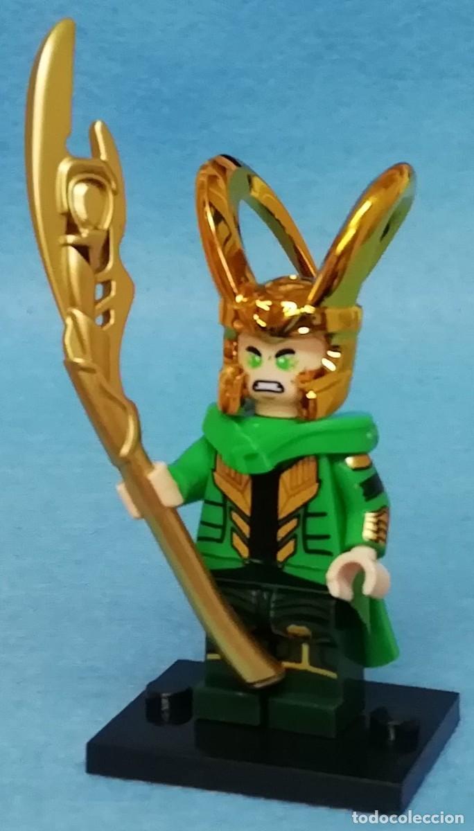 Figuras y mu&ntilde;ecos Marvel: Loki (Marvel) Lego compat&iacute;vel minifiguras - Foto 1