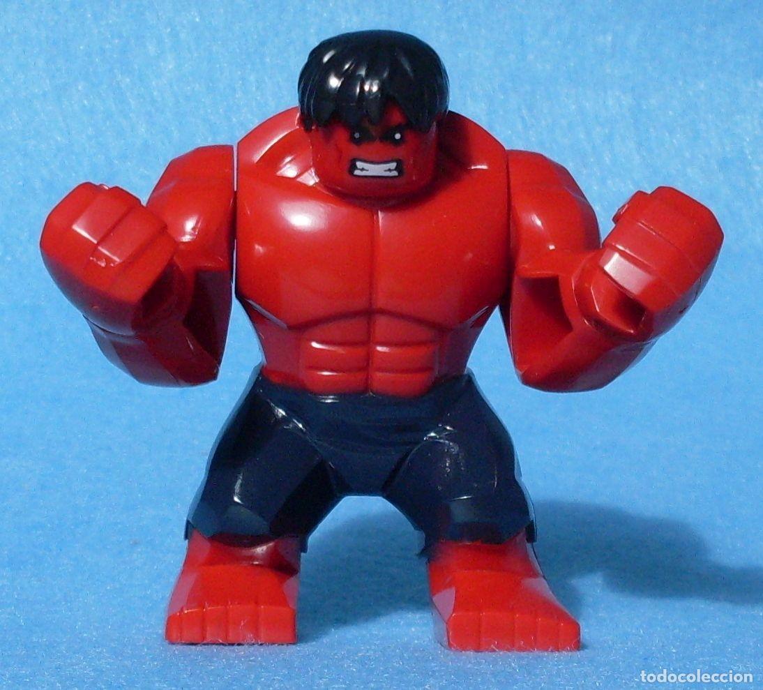Figuras y mu&ntilde;ecos Marvel: Red Hulk XL (Marvel) [7cm] Lego compat&iacute;vel minifiguras - Foto 1