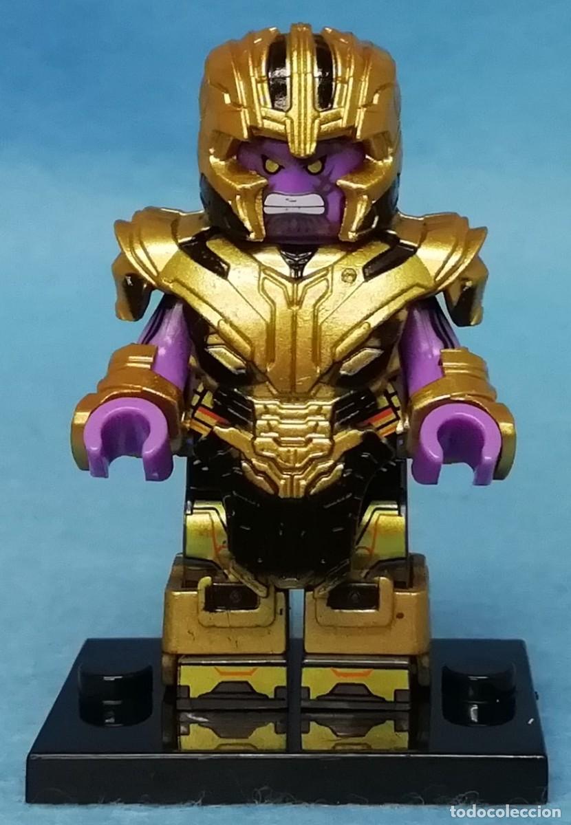 Figuras y mu&ntilde;ecos Marvel: Thanos (Marvel) Lego compat&iacute;vel minifiguras - Foto 2